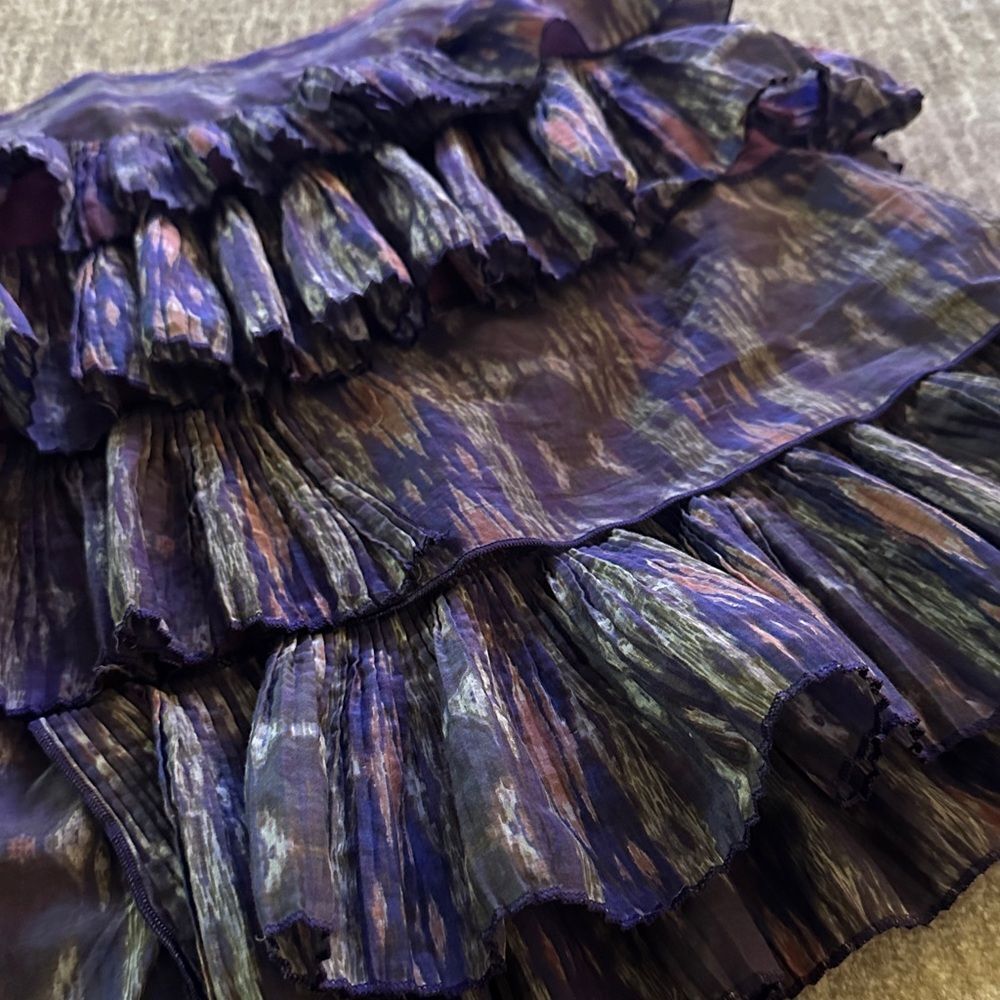 GAP Multicolor Ruffled Mini Skirt - Picture 2 of 6